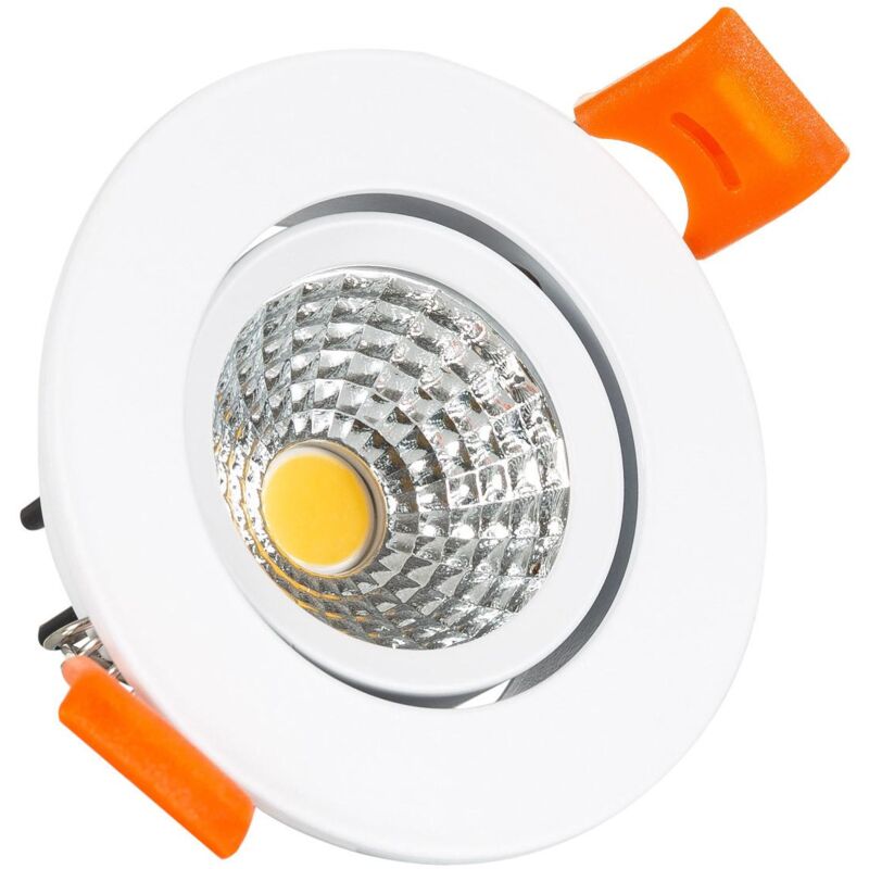 

Foco Downlight LED 5W COB Direccionable Circular Blanco Corte Ø 55 mm CRI92 Expert Color Blanco Frío 6000K - Blanco Frío 6000K