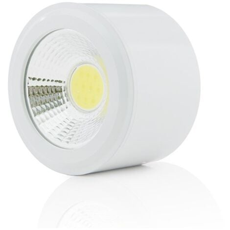 GREENICE Foco Downlight LED de Superficie 5W 500Lm 2700ºK Circular 40.000H [BF-MZ5001-5W-W-WW]
