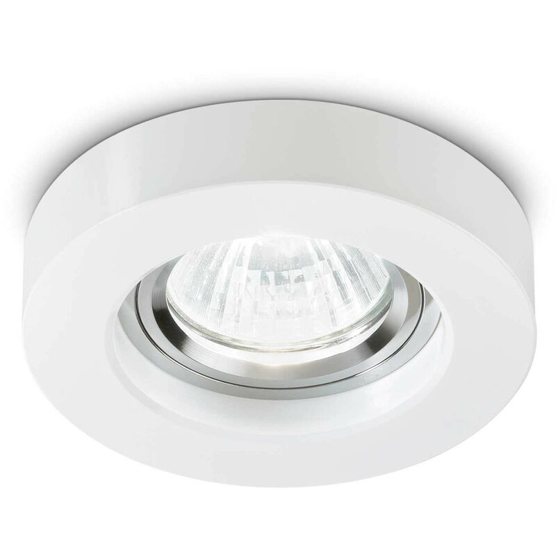 

Ideal Lux Blues - 1 luz empotrable redonda de luz (paquete de 3) blanca, GU10