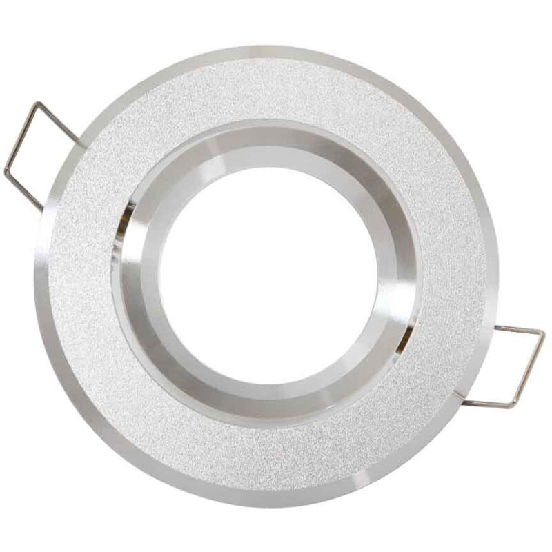 Led Line - Lugar rectangular con anillo Plata de arena redonda GU5.3 MR16 IP20 w line led orientable 45° - 244896