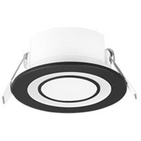 Foco Empotrable Core Led Negro 5w 3000k Ø8 cm Trio Lighting
