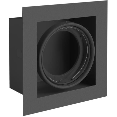 Foco empotrable de techo Pireo 1xAR111 GTV negro