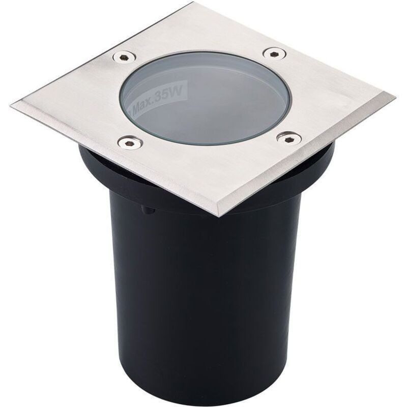 

Foco empotrable IP67 CANYON Revestimiento cuadrado INOX 304 GU10
