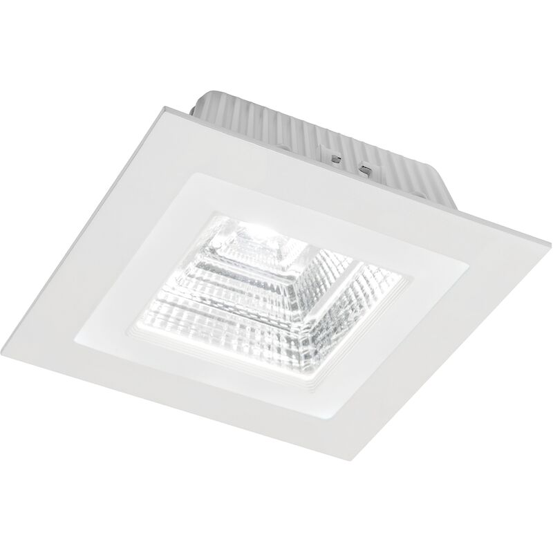 

Foco Empotrable LED con doble encendido 15W+3W 4000K Cuadrado Blanco