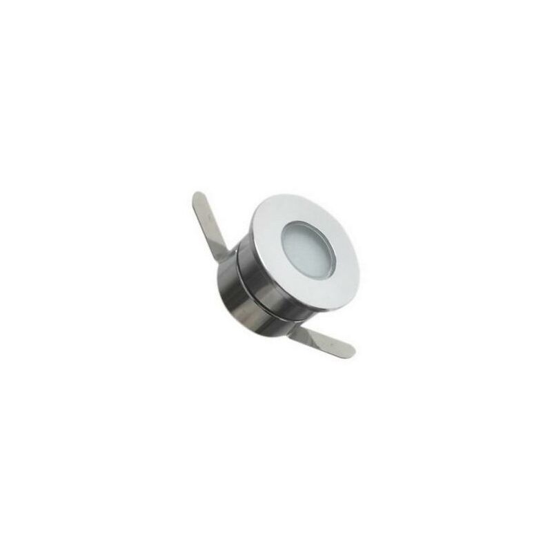 Foco empotrable LED 1W 12V IP65 45 ° - Blanco