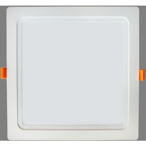 Foco Empotrable LED 20W 3000K Cuadrado con driver extraible Blanco