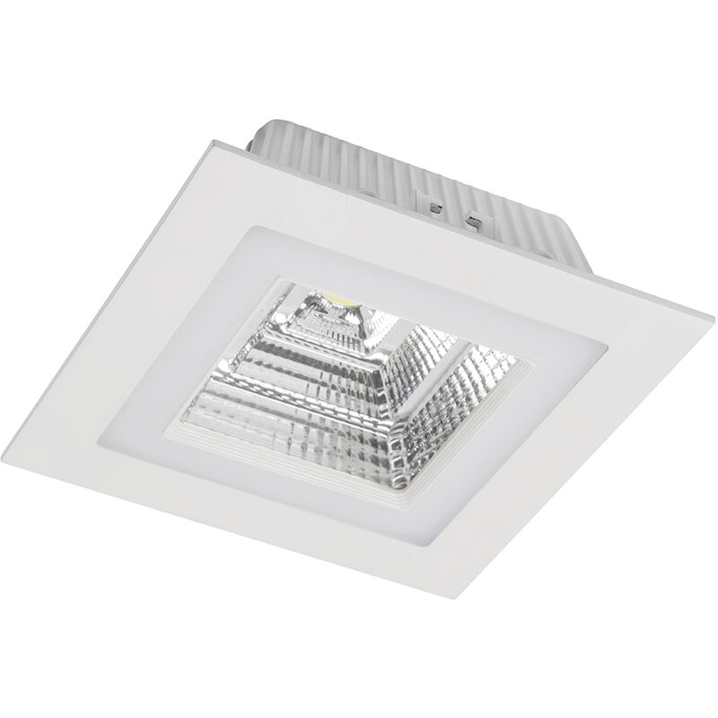 

Sulion - Foco Empotrable LED con doble encendido 7W+3W 4000K Cuadrado Blanco