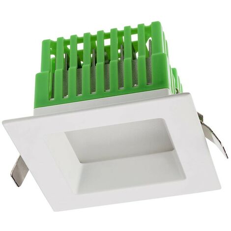 Foco empotrable LED Redo 12W 4000K 90° IP44 forma cuadrada EVS01NW
