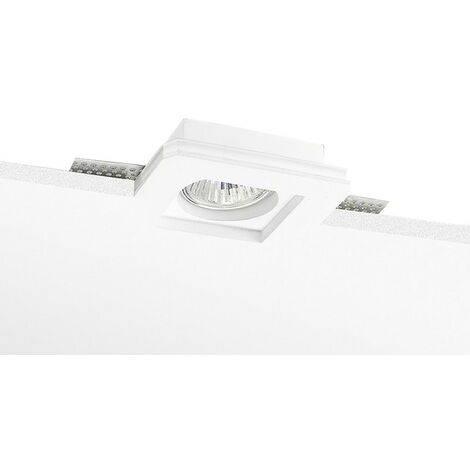 Foco Empotrable Nobile Quadro Gesso retráctil IP20 Blanco 9108