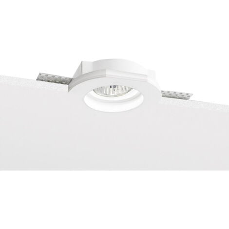 Foco empotrable Nobile redondo yeso retráctil IP20 Blanco 9107