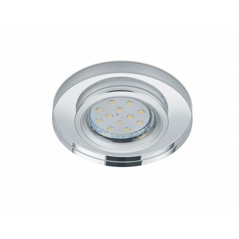 Foco Empotrable Redondo Kristallglas Pirin GU10 Chrome Trio Lighting