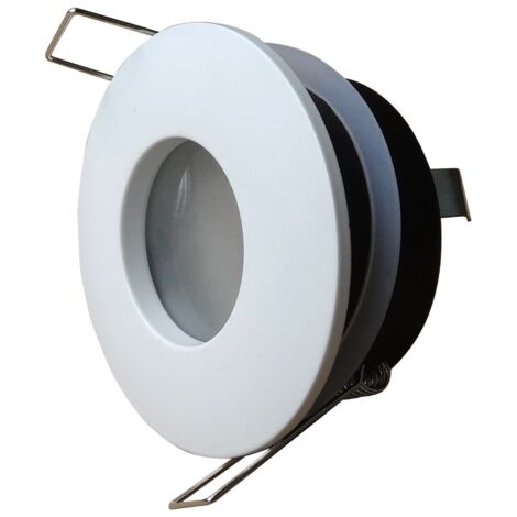 Foco empotrable redondo, resistente al agua IP44, ideal para baño, sala de estar, cocina o dormitorio.