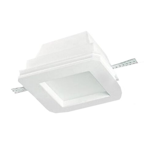 Foco empotrable retráctil Nobile 220-240V de yeso con difusor 9098