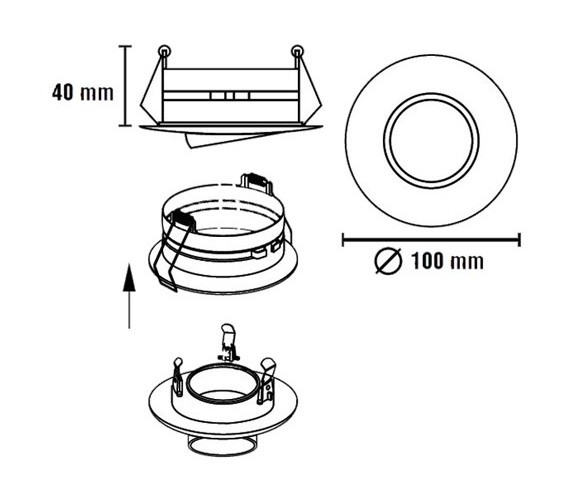 

FOCO EMPOTRABLE TERRA CIRCULAR Tipo de bombilla Sin bombilla Color Oro viejo