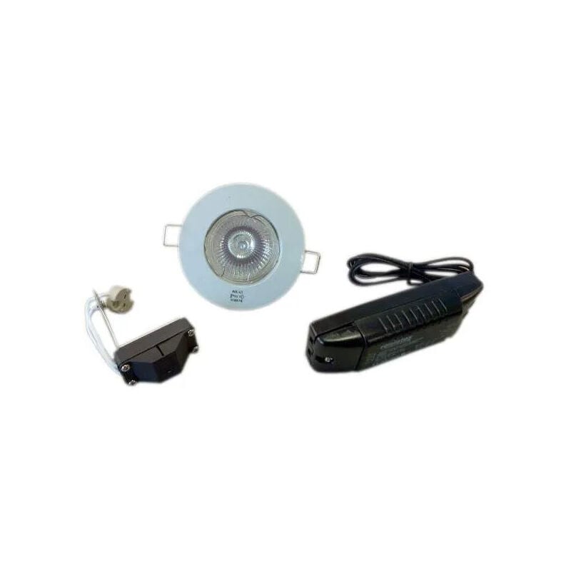 

Foco empotrado Alufix + transformador D.50 Blanco 50W electrónico