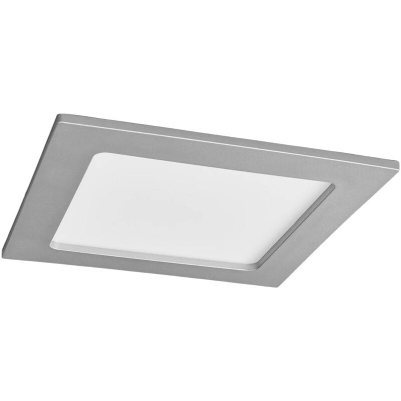 

Foco empotrado LED Joki plata 3000K angular 16,5cm
