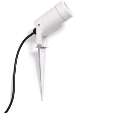 Foco Exterior GU10 con Pincho Afur  Blanco