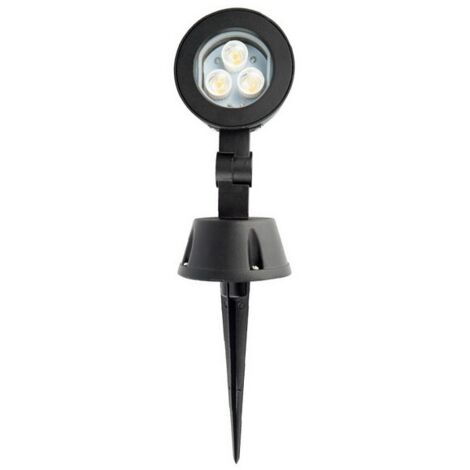 Foco Exterior LED 3W con Pincho Argo 3000K Blanco Cálido