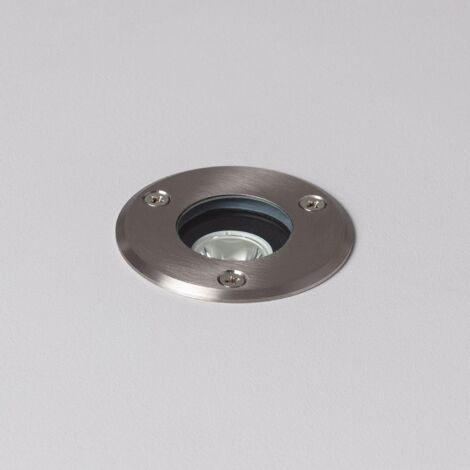 Foco Exterior LED 3W Empotrable Suelo Inox Nebule 3000K Blanco Cálido
