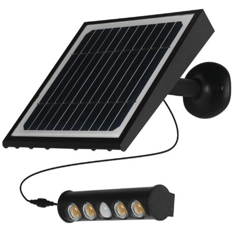 Foco exterior LED solar con sensor Mezco (8W)