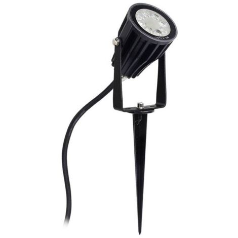 Foco jardín RGB+CCT, 6W, 2.4G RF, RGB + Blanco dual, regulable