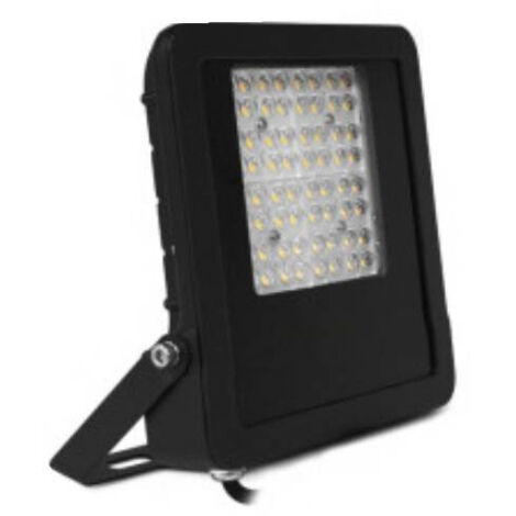 Foco LED AC220/240V 50W 4400lm 40x90° Estanco IP65 IK05 237x200mm - Blanco Cálido 3000K