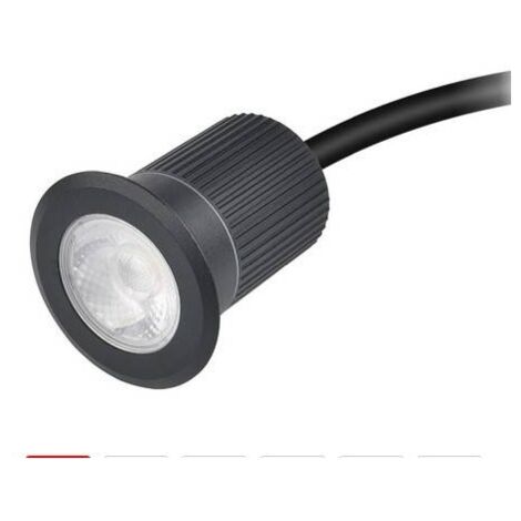Foco LED bañador empotrable en suelo 10W 12V-DC IP67 Blanco Cálido | Blanco Cálido
