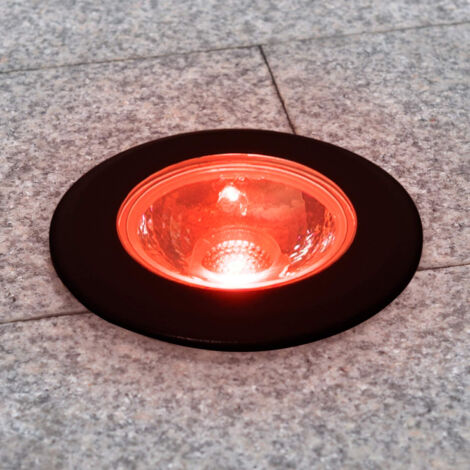 Foco LED bañador empotrable en suelo RGB 12W 12V-DC IP67 | RGB