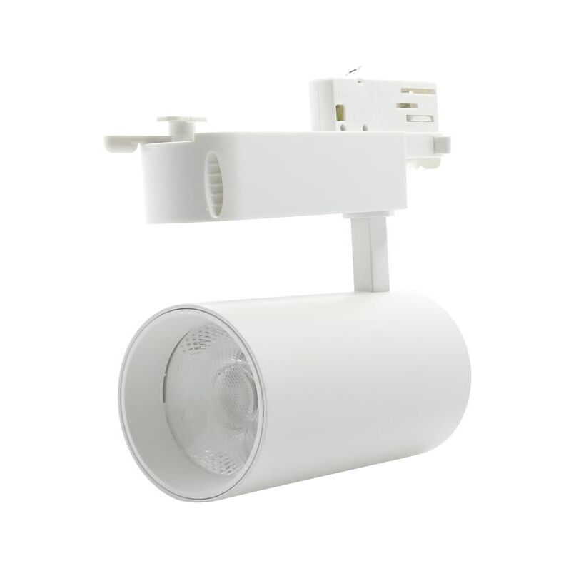 

Foco LED Blanco 30W Trifásico para Carril (5 Años de Garantía) Blanco Cálido 3000K | IluminaShop