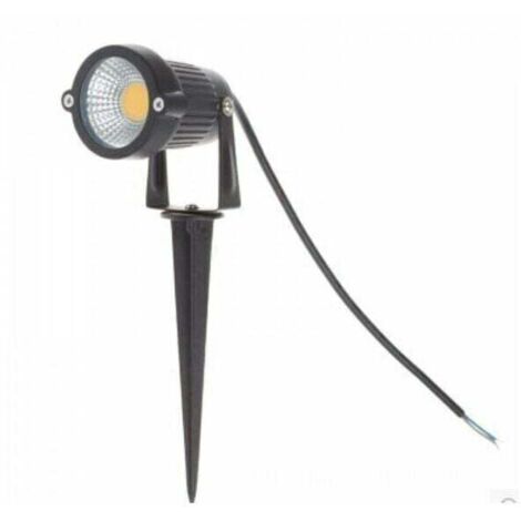 Foco LED blanco cálido de 5 W de alto voltaje, ajustable, para jardín, terraza, iluminación exterior