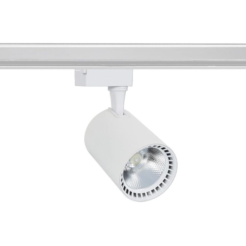 

Efectoled - Foco LED Bron Blanco 40W para Carril Monofásico Blanco Neutro 4000K - Blanco Neutro 4000K
