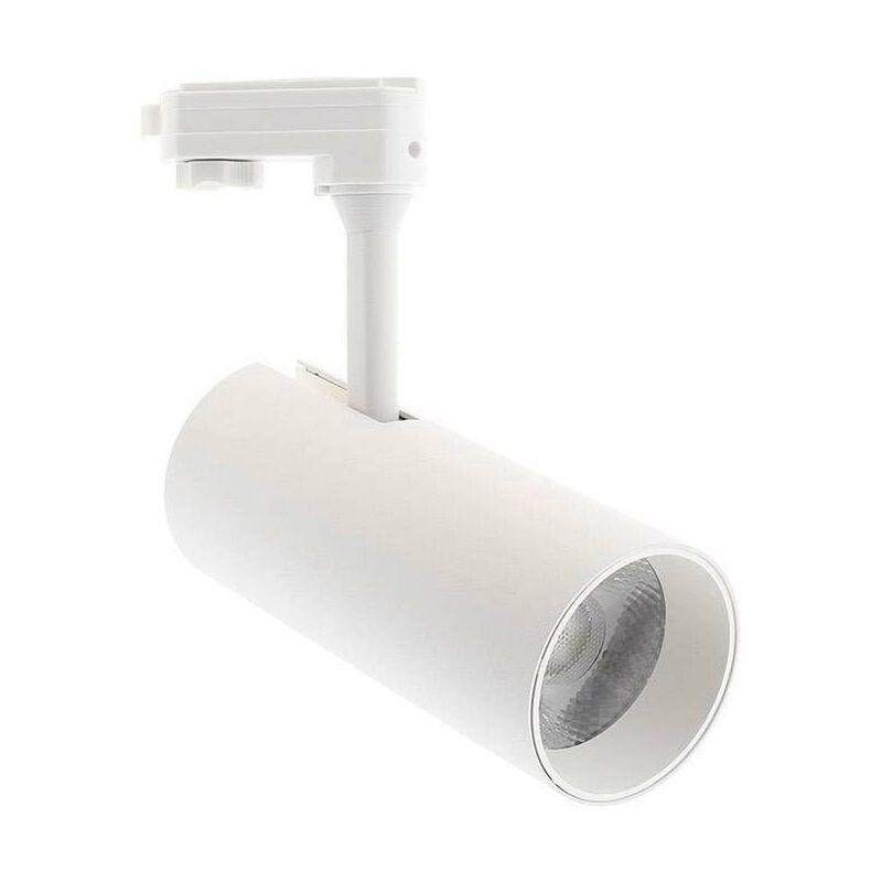 

Ledbox - Foco LED Carril Monofásico ZOLTAR, 30W, blanco, 40° - 120°, Blanco frío - Blanco frío