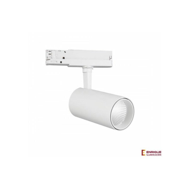

Foco led carril trifásico Fiji de Mantra | Blanco 15W 4000K