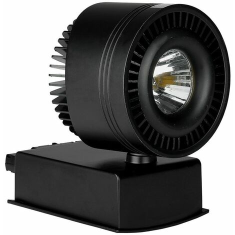 Foco LED COB V-TAC de 33 W, color negro, blanco frío, CRI  95