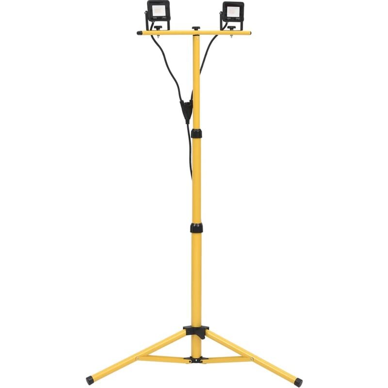

Foco LED con trípode 2x10 W blanco frío