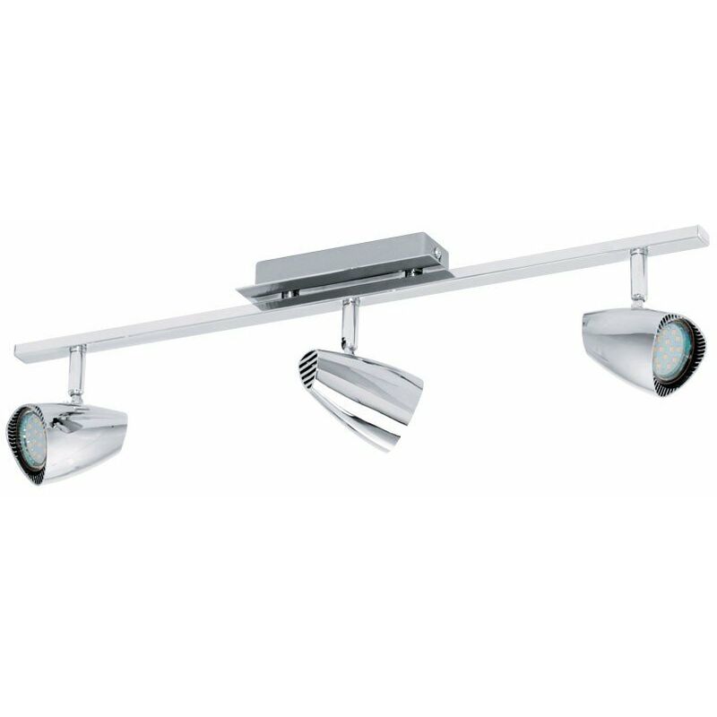 

Foco LED corbera 7,5W de 3 luces/Cromo