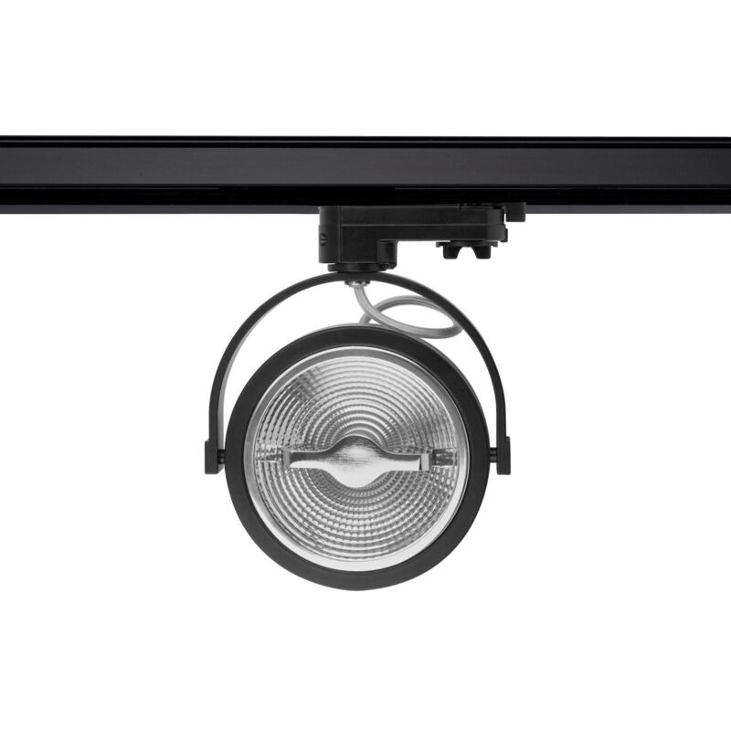 

Efectoled - Foco LED CREE AR111 Negro 15W Regulable para Carril Trifásico Blanco Cálido 3000K - Blanco Cálido 3000K