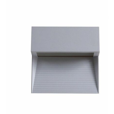 Foco LED cuadrado de 3 W V-TAC para techo, gris, blanco natural, IP65
