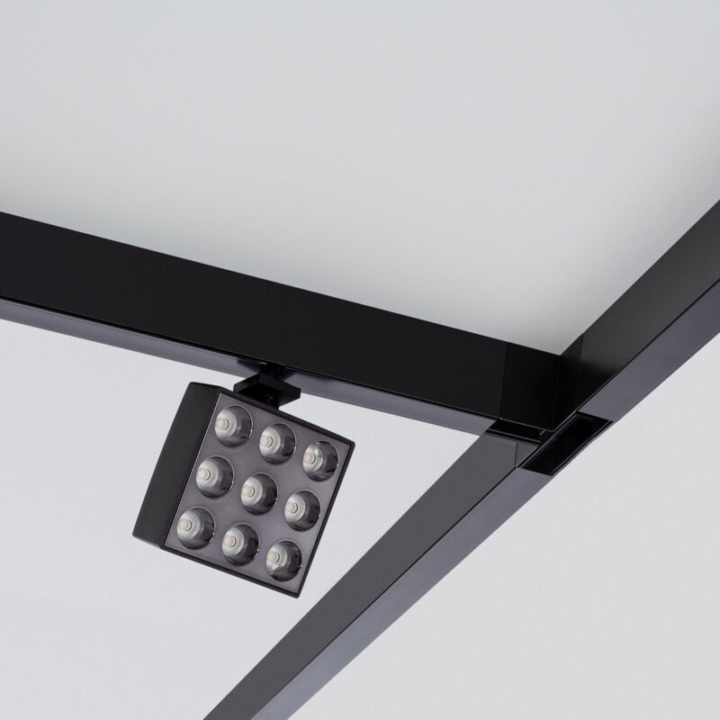 

Efectoled - Foco LED Cuadrado Orientable para Carril Magnético Monofásico 20mm 48V 15W CRI90 (UGR16) Blanco Neutro 4000K - Blanco Neutro 4000K