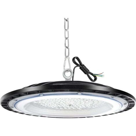 Foco LED de 100 W para interiores, iluminación de taller impermeable IP65, blanco frío, para garajes, fábricas, talleres y estacionamientos.