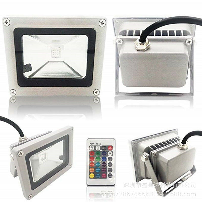 

Foco LED de 10W a prueba de agua IP65 220V Foco LED Luz cálida Luz de seguridad para exteriores para jardín, garaje, patio, patio [Clase energética A