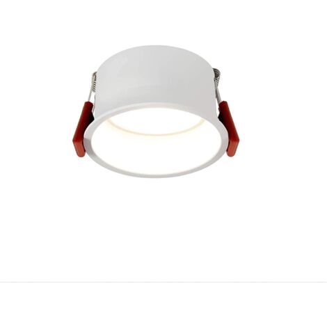 Foco LED de 7 W, luz empotrada, lámpara de techo integrada, lámpara sin cabezal para villa, lámpara de techo para sala de estar, luz para sótano, luz para pasillo, luz para hotel, luz para vitrina