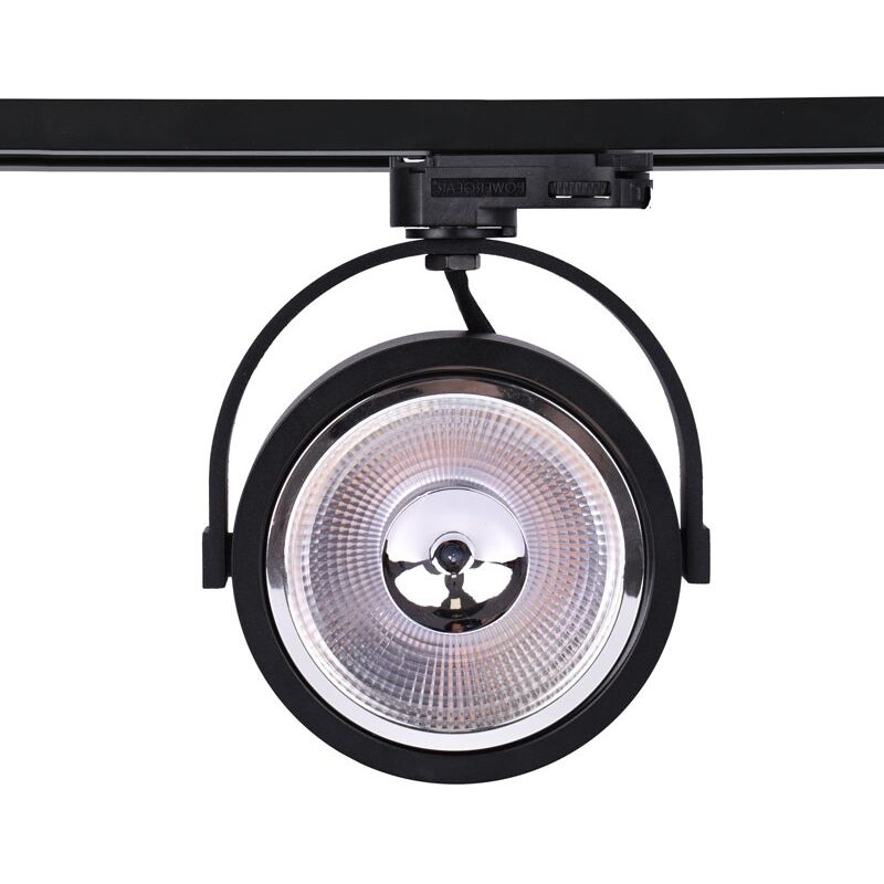

Foco Led de carril trifásico AR111 GU10 | Negro