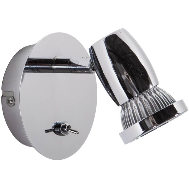 

Lindby - Foco LED de cromo brillante Arminius