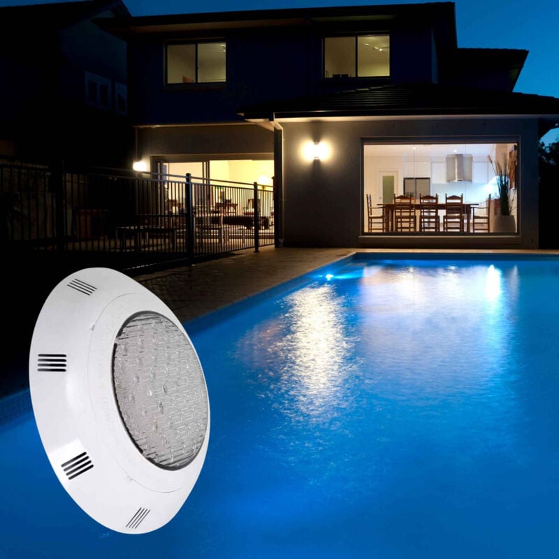 

Foco LED de superficie para piscina 24W 12V-AC IP68 Blanco frío