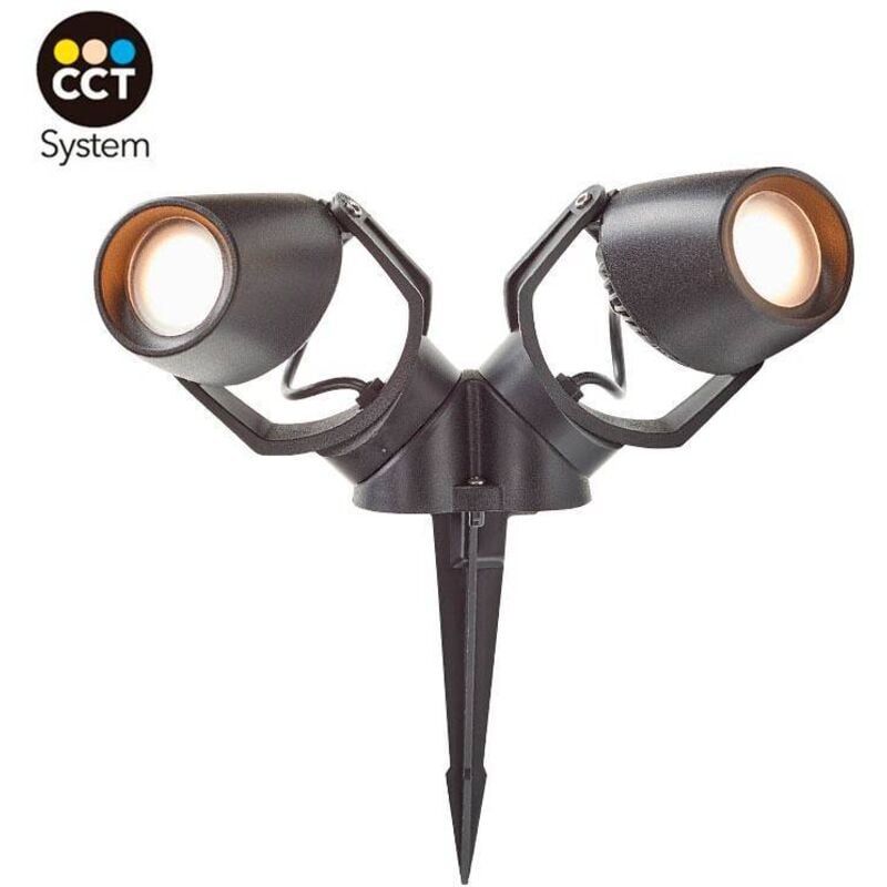 

Foco LED doble CCT con pincho MINITOMMY 2L GU10 7W - Fumagalli