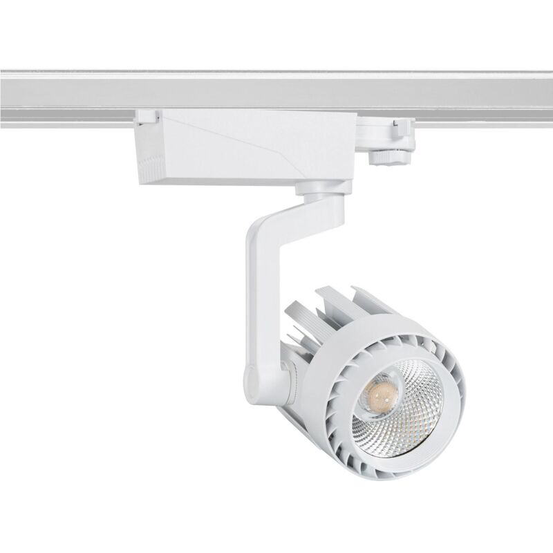 

Efectoled - Foco LED Dora 30W Blanco para Carril Trifásico Blanco Frío 6000K - Blanco Frío 6000K