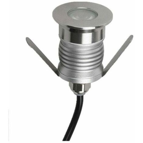 Foco LED empotrable de suelo, resistente al agua IP67, iluminación interior, ideal para jardines, 1 W