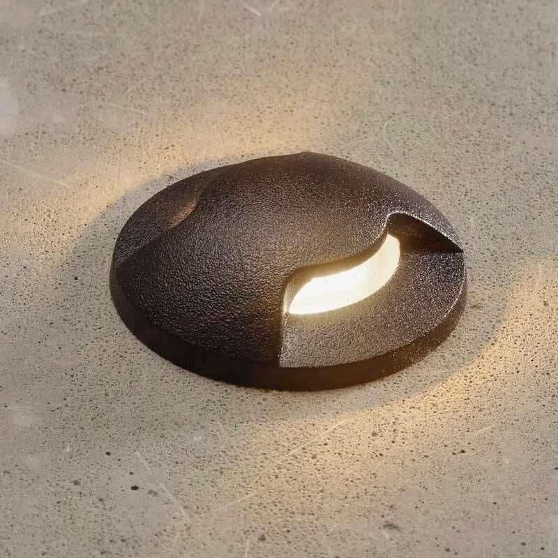 

Foco LED empotrable en suelo ALDO 2L Blanco cálido 3000K - Negro - Fumagalli