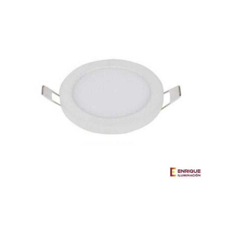 

Foco led empotrado redondo blanco 8w 3000K luz calida